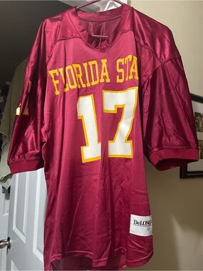 Florida State #17 Garnet & Gold Football Jersey
